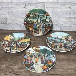 Brunelly plates designer 4 in set all different designs